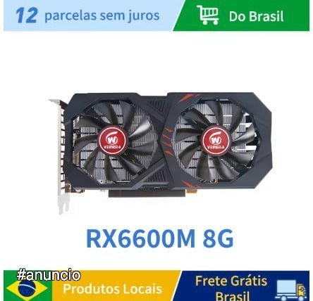 Placa de Vídeo Veineda RX 6600M 8GB 🛒