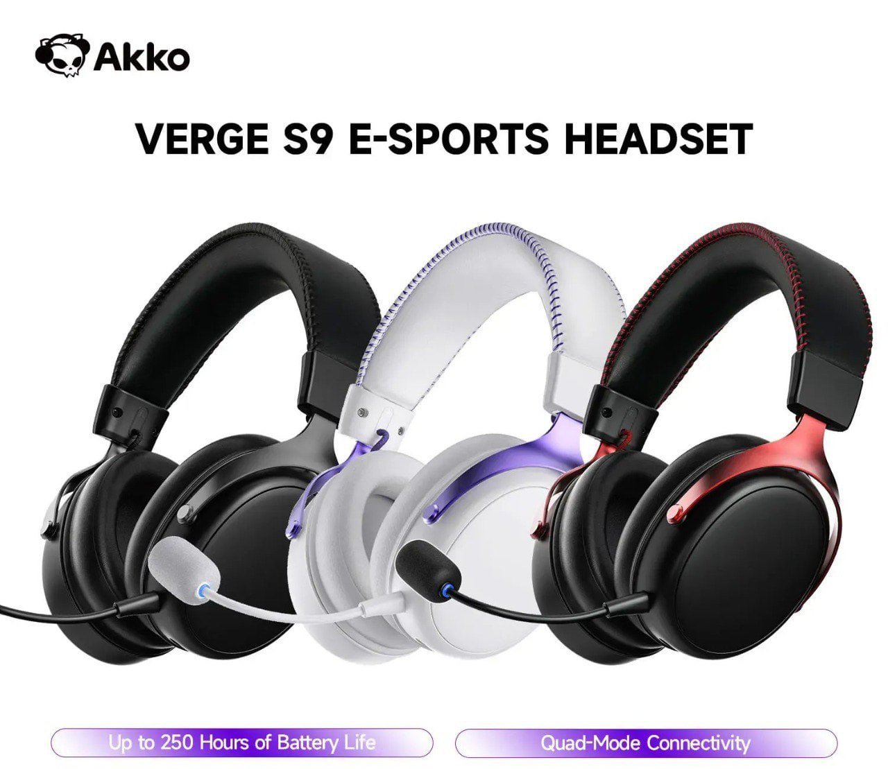 AKKO Verge S9 Headset Gamer E-Sports 🎧
