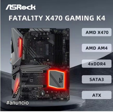 Placa-Mãe ASRock X470 GAMING K4 🛒