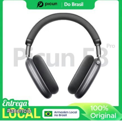 Fones de ouvido Picun F8 Pro ANC Wireless Headtracking Áudio Espacial 3D 🛒