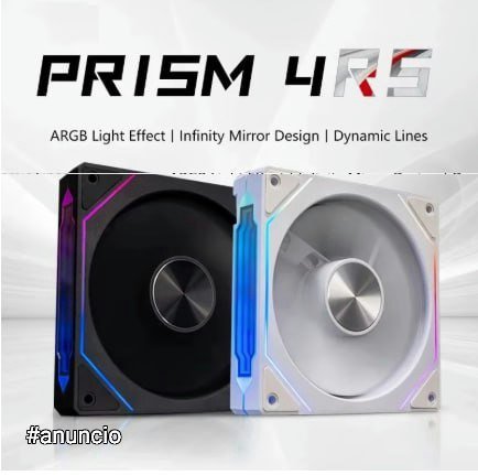 Ventoinha LDPCSJ PRISM 4 RS 12cm ARGB 4 pinos 🛒