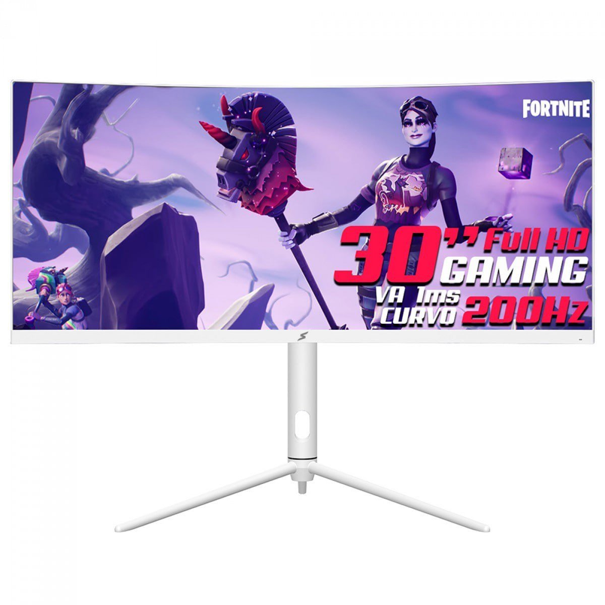 Monitor Gamer SuperFrame Elegance Series White 30" Curvo UltraWide Full HD 200Hz 🛒