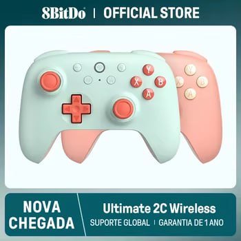 8BitDo Controle Fio Ultimate 2C 🎮