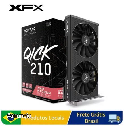 Placa de Vídeo XFX RX 6500 XT 4GB GDDR6 🛒