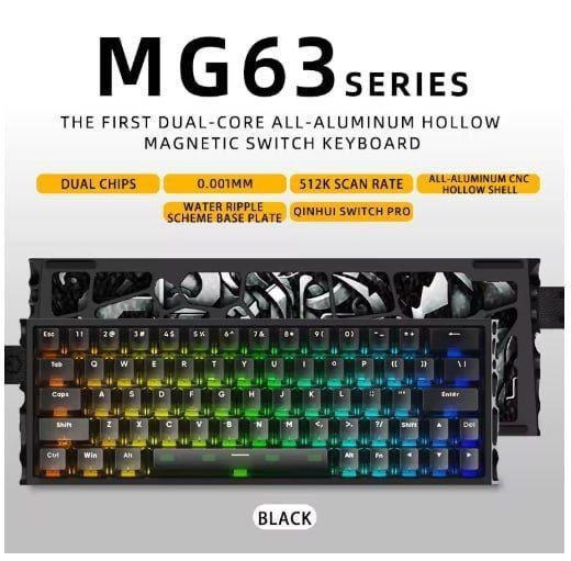Teclado Magnético Irok MG63, Case de alumínio 🛒
