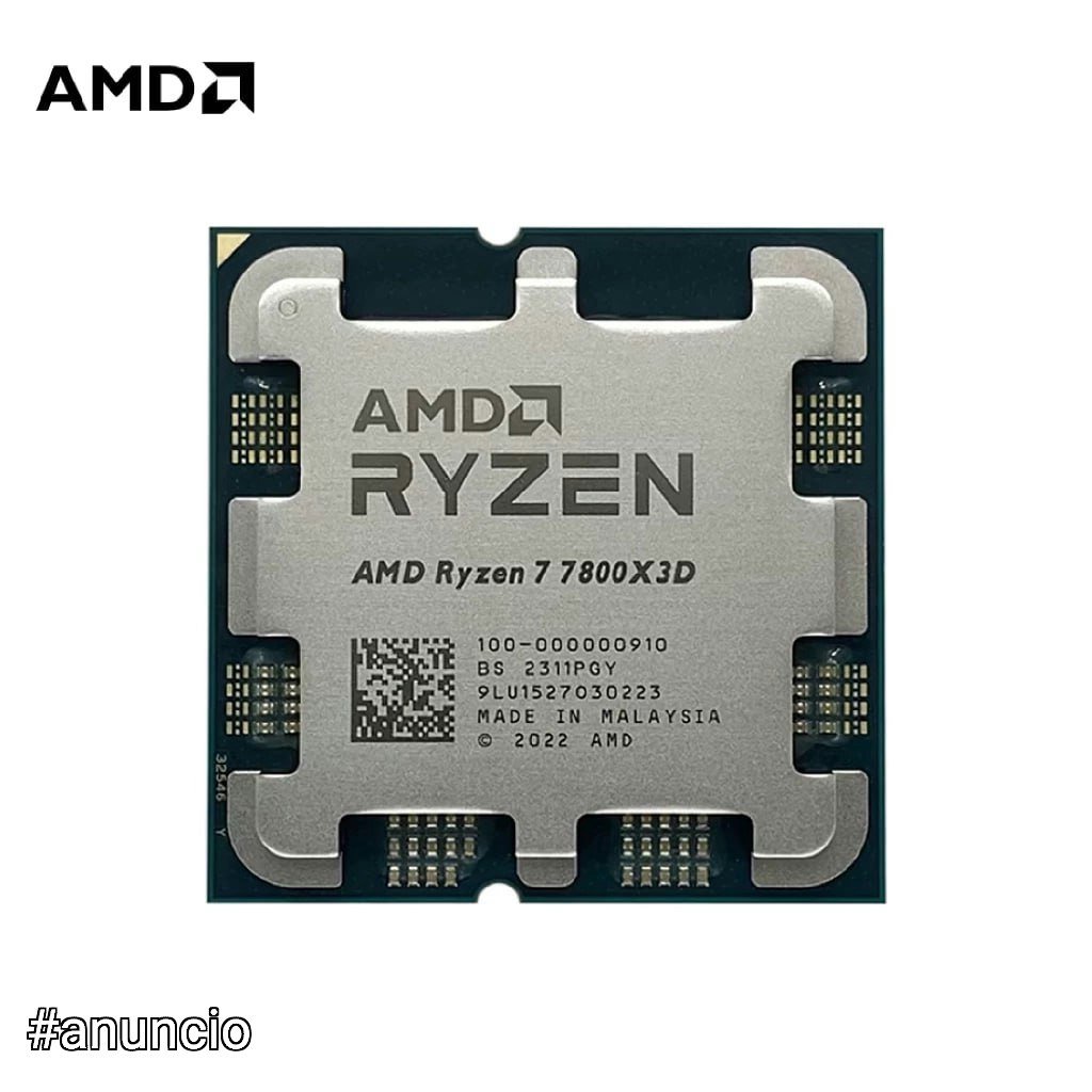Processador AMD Ryzen 7 7800X3D Novo 🛒