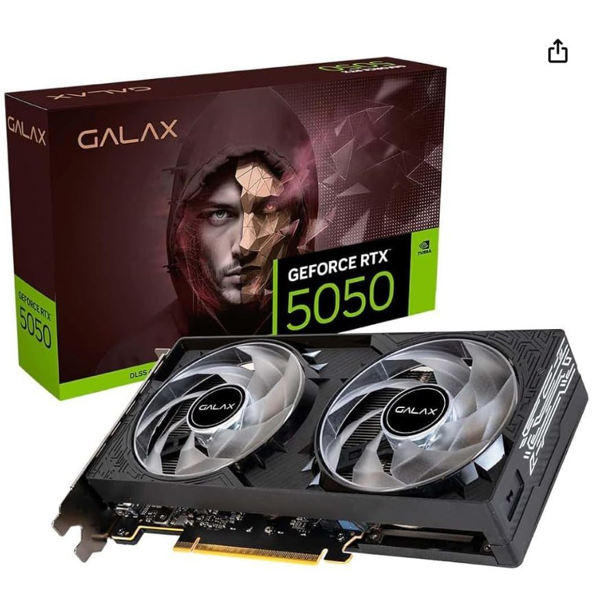 RTX 5050 8GB GALAX BLACK GF 1-CLICK OC 🛒