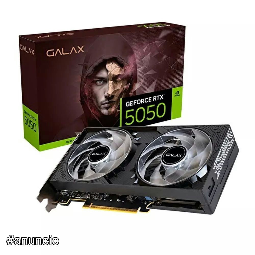 Placa de Vídeo NVIDIA GeForce GALAX RTX5050 8GB 1 Click OC 2X 🛒