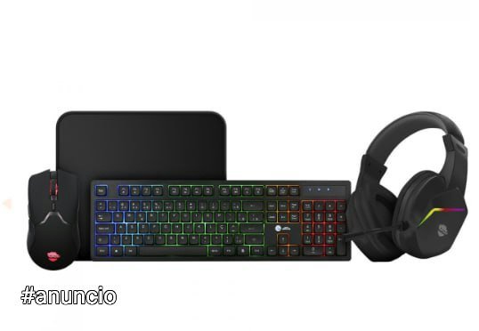 Combo Gamer Ninja Squad 4 Em 1 (Headset, Teclado, Mouse e Mousepad) 🎮