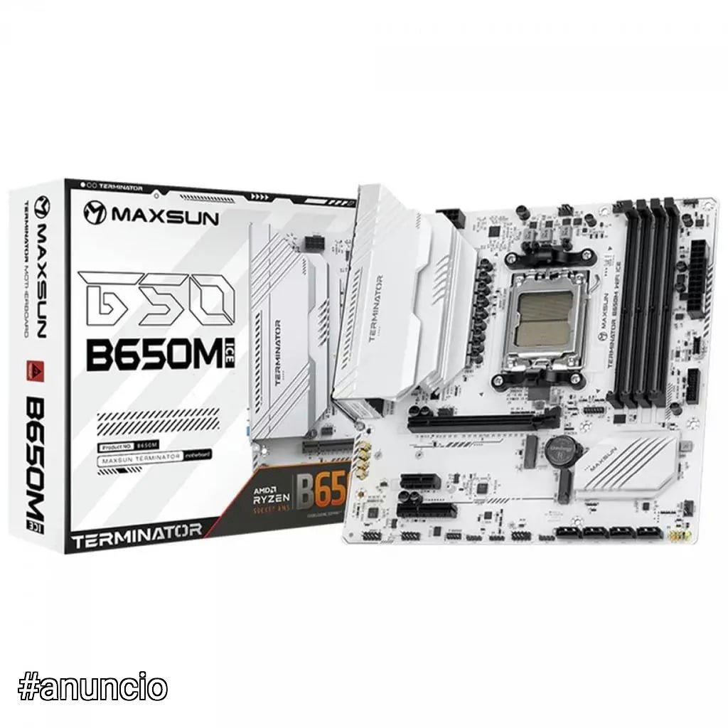 Placa Mãe Maxsun Terminator B650M WiFi ICE 🛒