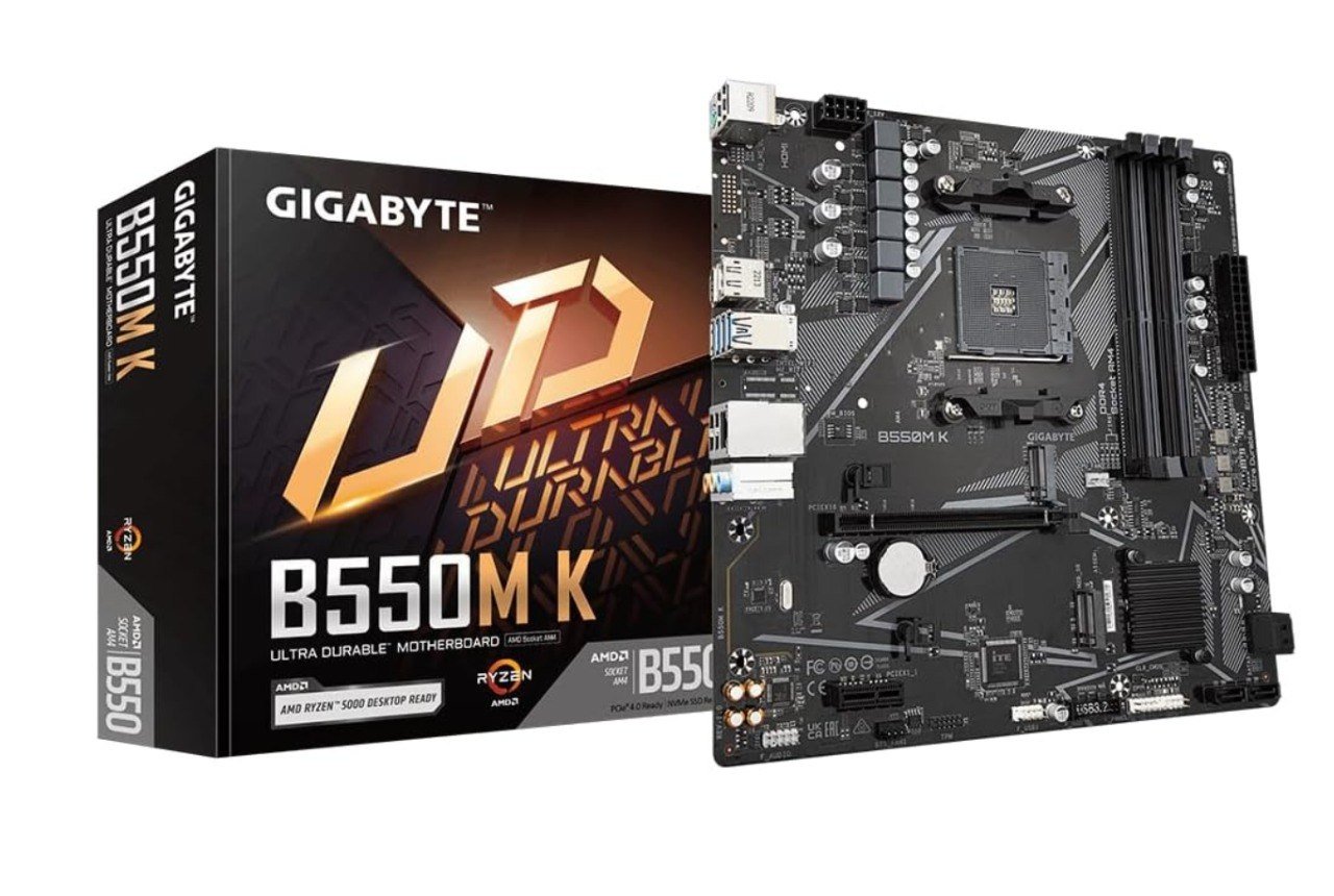 Placa Mãe Gigabyte B550M AM4 4XDDR4 🛒