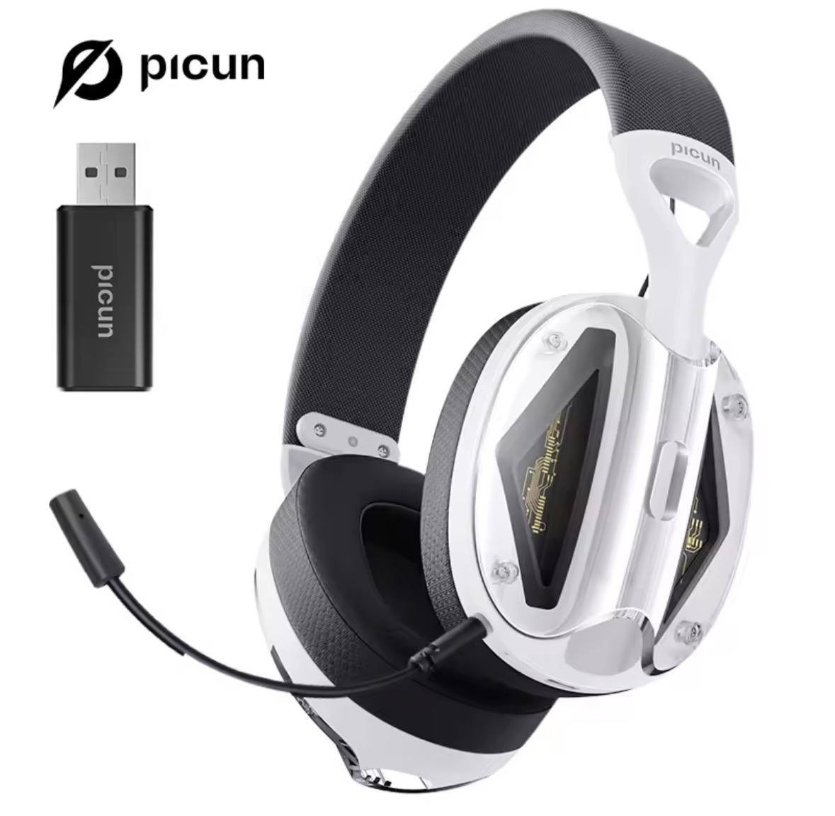 Headset sem fio Picun-G1 (Branco) 🎧
