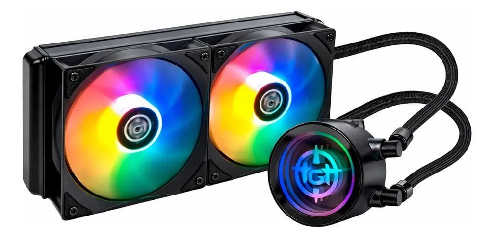 Water Cooler Tgt Spartel V2 Rainbow 240mm Preto 🛒