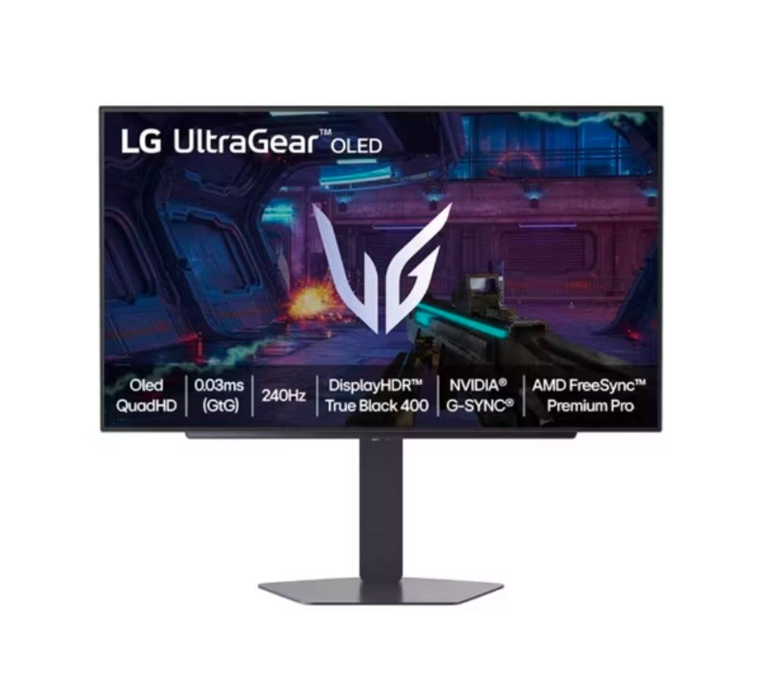 Monitor LG UltraGear™ OLED 27GX704A-B 27" QuadHD, 0.03ms (GtG), 240Hz, NVIDIA G-SYNC 🛒