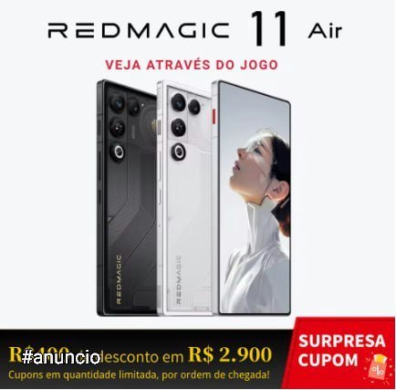 Celular REDMAGIC NX789J 11 Air 5G 12/256 🛒