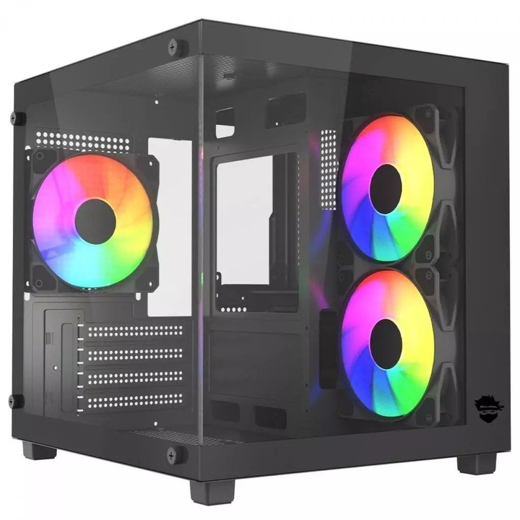 Gabinete Gamer Ninja Ryomaru, Com 3 Fans Rainbow 🛒