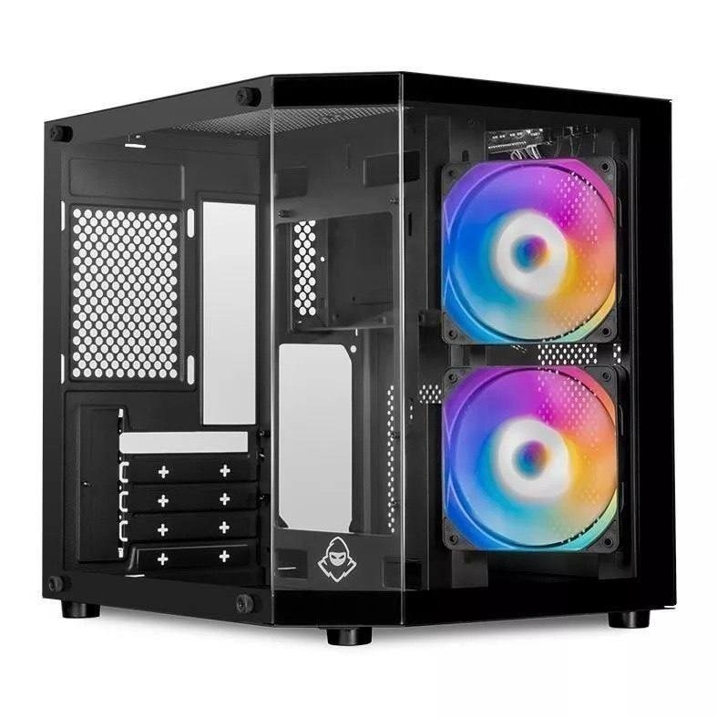 Gabinete Gamer Mancer Cv700m, Lateral De Vidro, Com 2 Fans 🛒