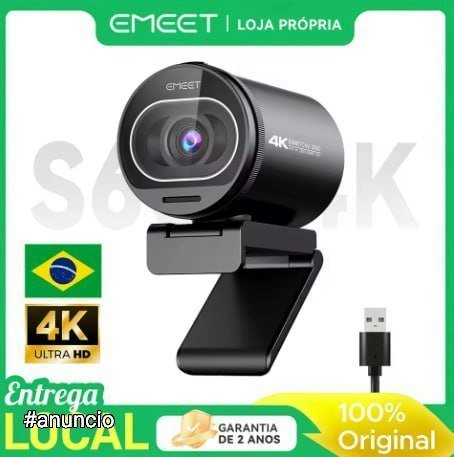 Webcam Emeet S600 4K/30FPS 🇧🇷 🛒