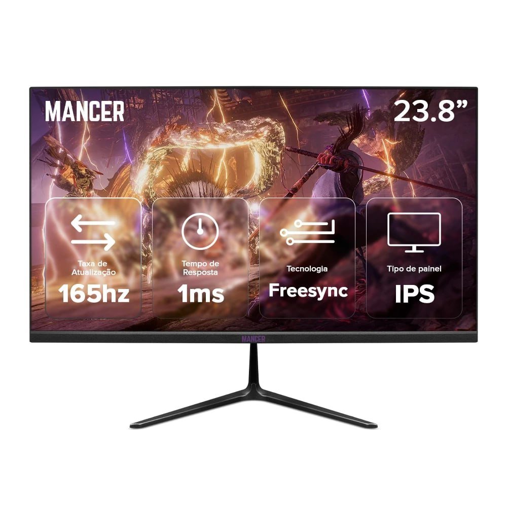 Monitor Gamer Mancer Valak ZX180 23.8" 165Hz 1ms 🛒
