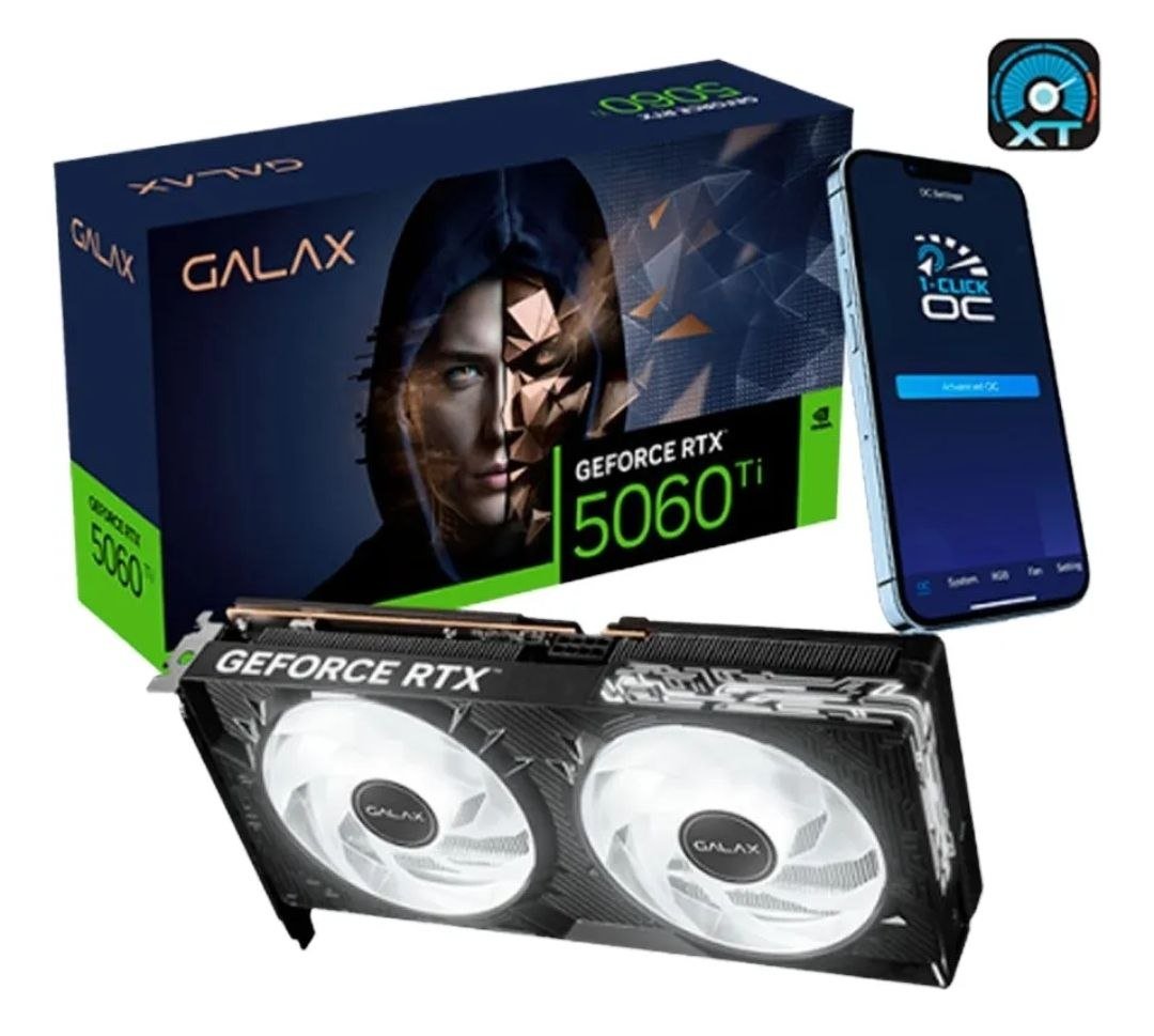 Placa De Video Galax Geforce Rtx 5060 Ti 1-click Oc Classic 8GB 🛒