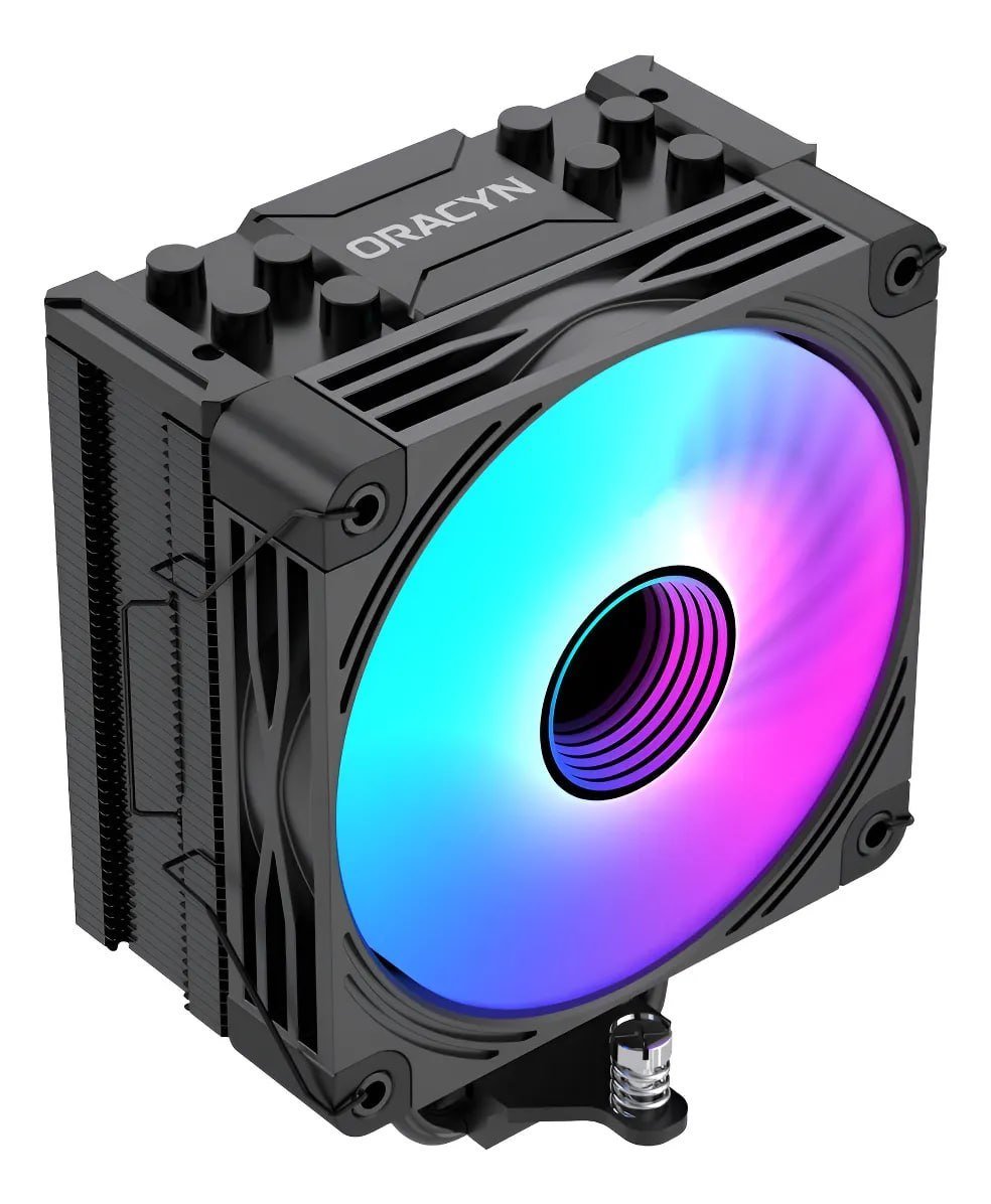 Cooler Processador Oracyn Rgb 120mm 4 Heatpipes 220w 🛒