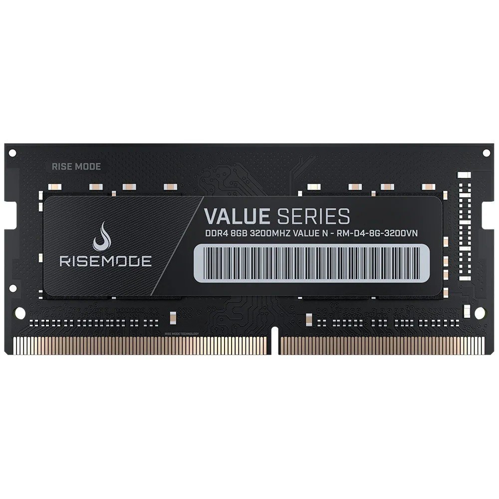 Memória para Notebook Rise Mode Value 8GB 3200MHz DDR4 CL22 🛒