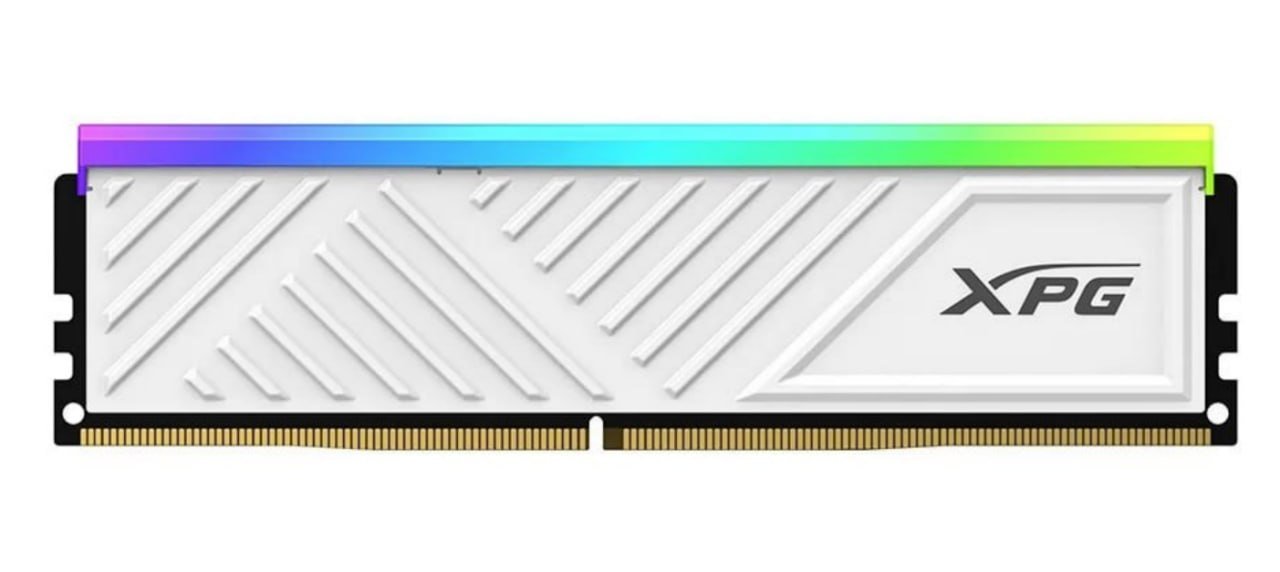 Memória RAM XPG Spectrix D35G, RGB, 16GB, 3200MHz, DDR4, CL16, Branco 🛒