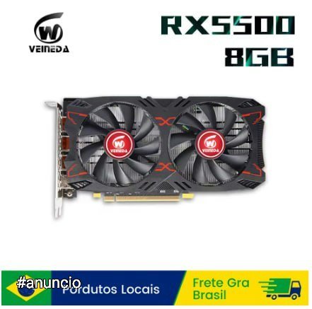 Placa de Vídeo Veineda RX 5500 8GB 🛒