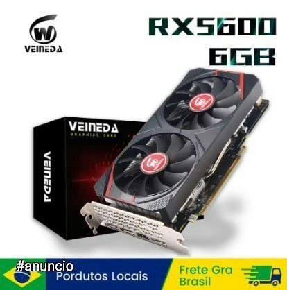 Placa De Video Veineda RX 5600 6GB GDDR6 🇧🇷
