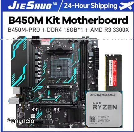 Placa-mãe B450m Jieshuo AMD 🛒