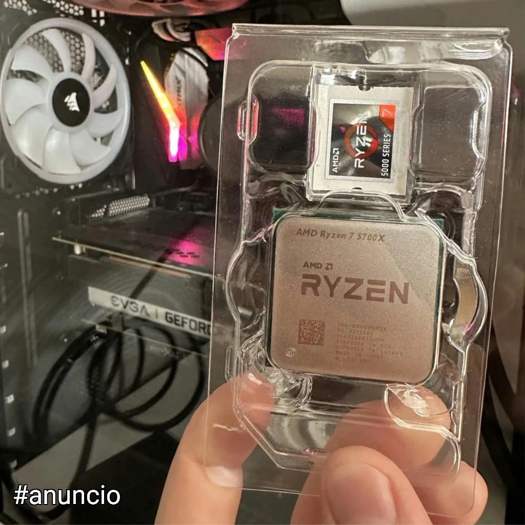 Processador Ryzen 7 5700x 3.4ghz (4.6ghz Max) - Novo S/Caixa 🛒