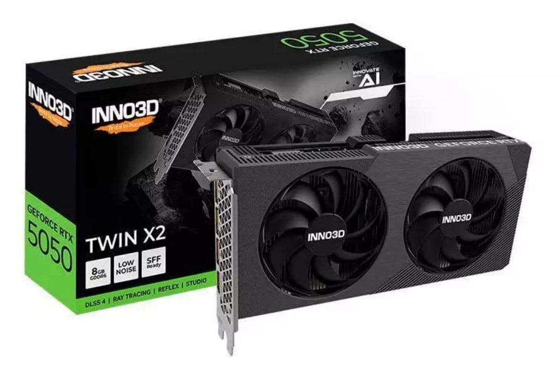 Placa de Video INNO3D GeForce RTX 5050 Twin X2, 8GB 🛒