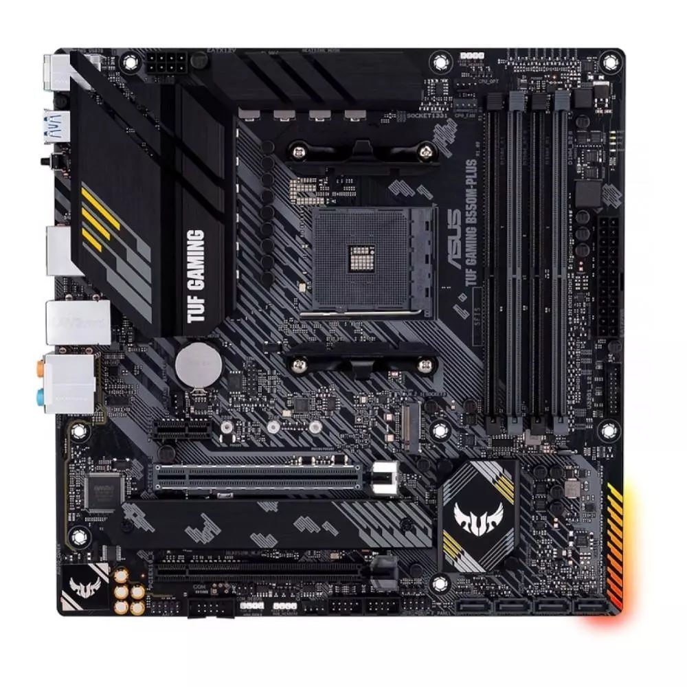 Placa-mãe Asus p/AMD AM4 B550M-Plus TUF Gaming 4xDDR4 mATX 🛒