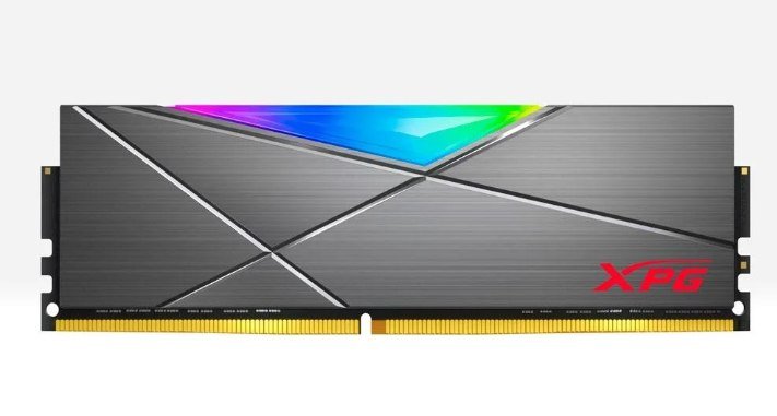 Memória RAM XPG Spectrix D50 RGB, 8GB, 3200MHz, DDR4, CL16, Cinza 🛒