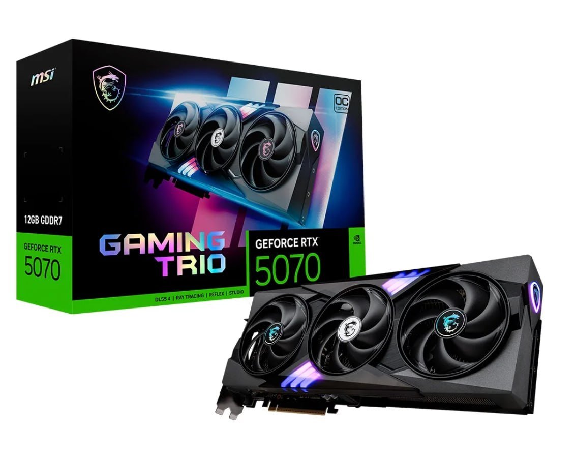 RTX 5070 12GB MSI GAMING TRIO OC 🛒