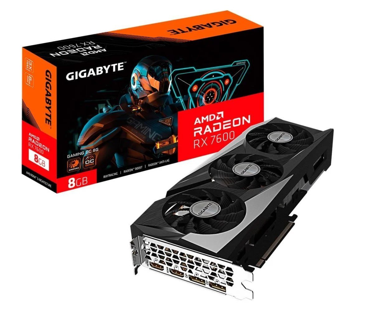 RX 7600 8GB GIGABYTE GAMING OC 🛒