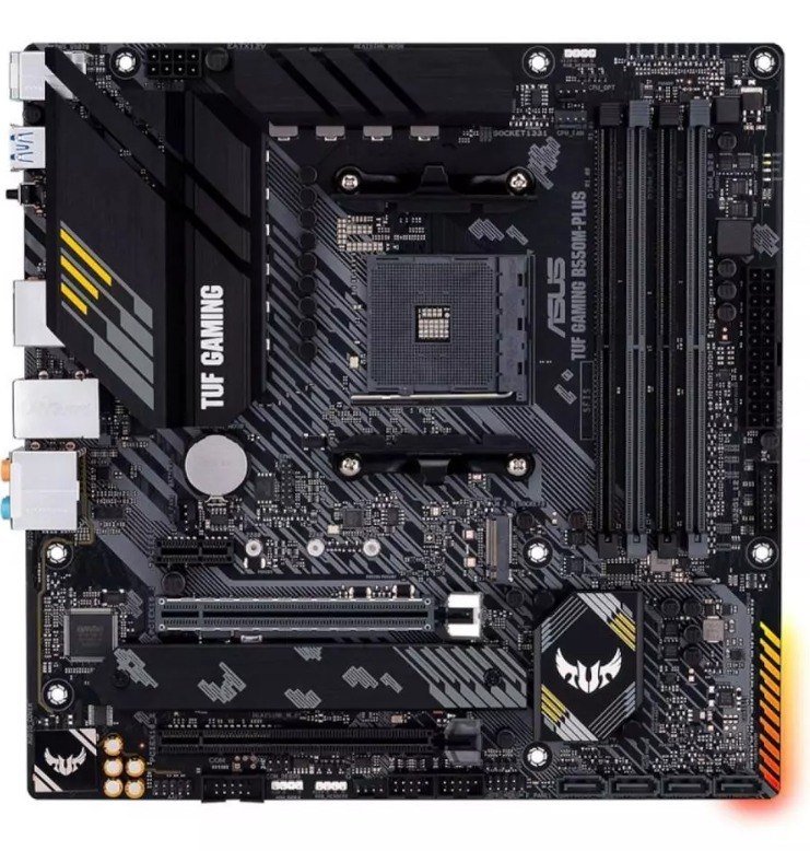 Placa-mãe Asus p/AMD AM4 B550M-Plus TUF Gaming 4xDDR4 mATX 🛒