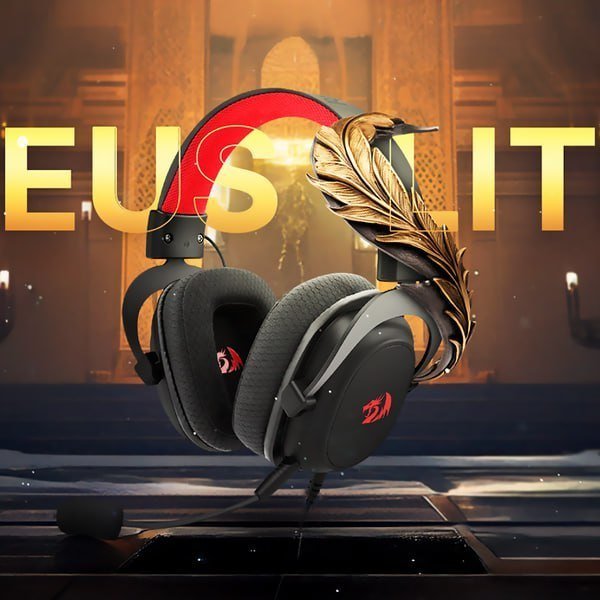 Headset Gamer Redragon Zeus Lite Preto P3 H510-LT 🎧