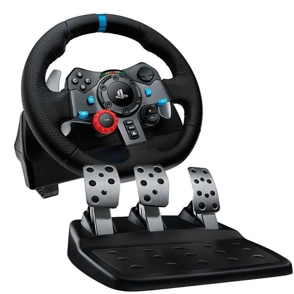 Volante de Corrida Driving Force c/ pedal Logitech G29 PS4 🛒