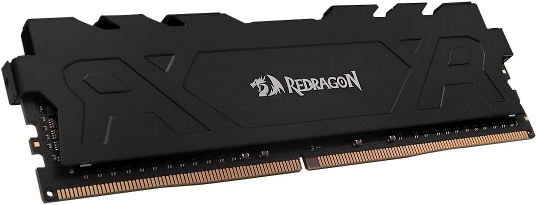 Memória RAM Redragon Rage 16GB DDR4 3200MHz CL16 Preto GM-708 🛒