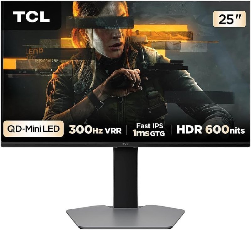 Monitor Gamer TCL 25 Polegadas QLED Mini LED Full HD G64 300Hz 1ms 🛒
