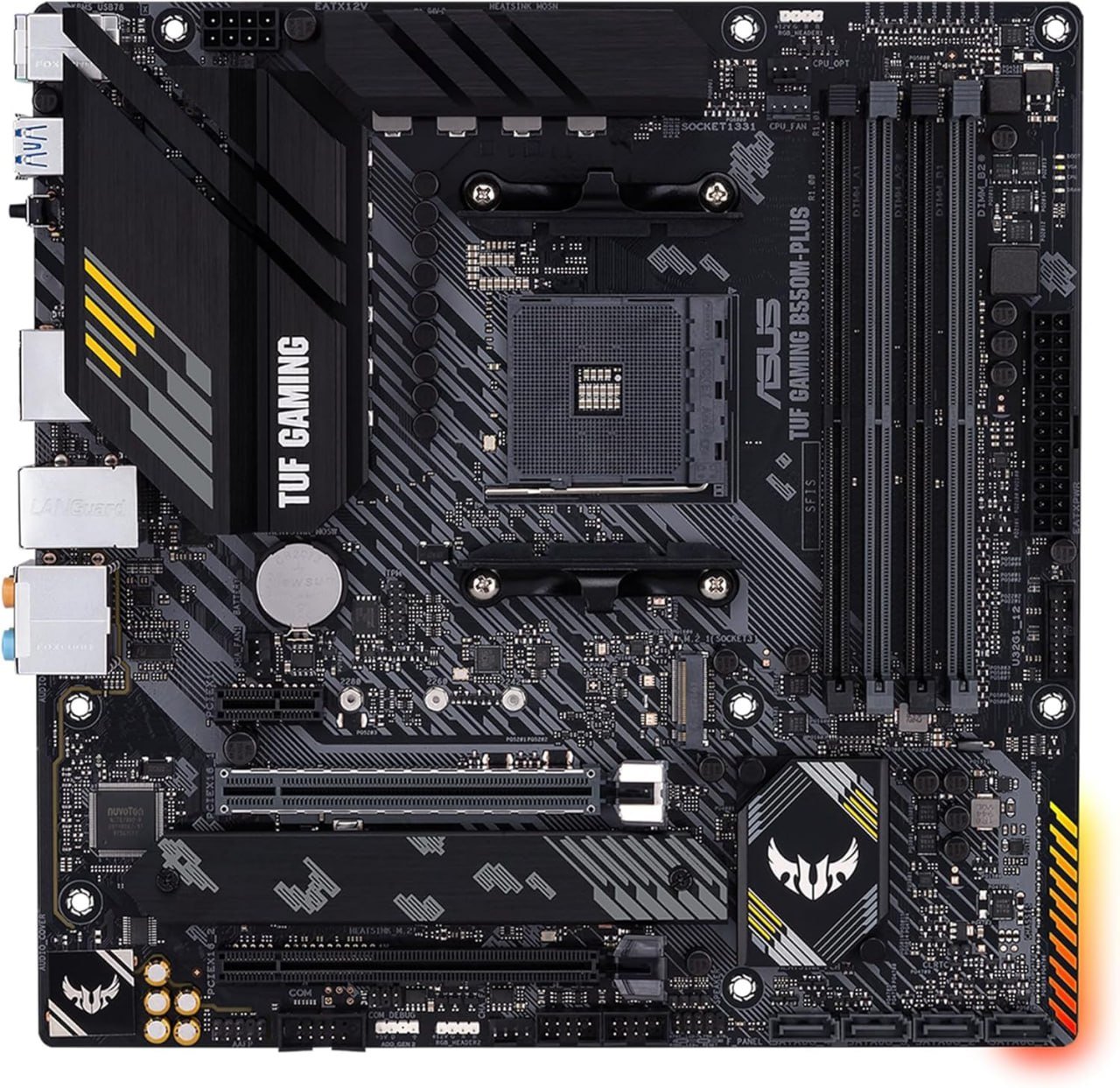 Placa Mãe Asus Tuf Gaming B550m-plus Ddr4 AMD Am4 mATX RGB