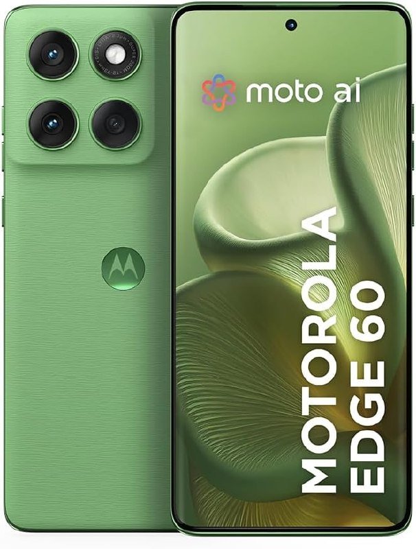Smartphone Motorola Edge 60 5G - 512GB 24GB (12GB RAM+12GB Ram Boost) Tela Quad-Curve moto AI 50MP Sony Camera ultrarresistencia militar IP68 + IP69 - Verde 🛒