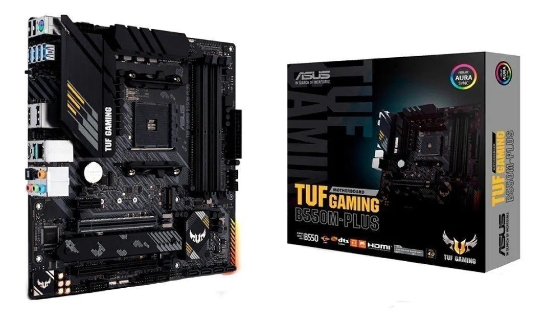 Placa Mãe Asus Tuf Gaming B550m-plus Ddr4 AMD Am4 mATX RGB 🛒