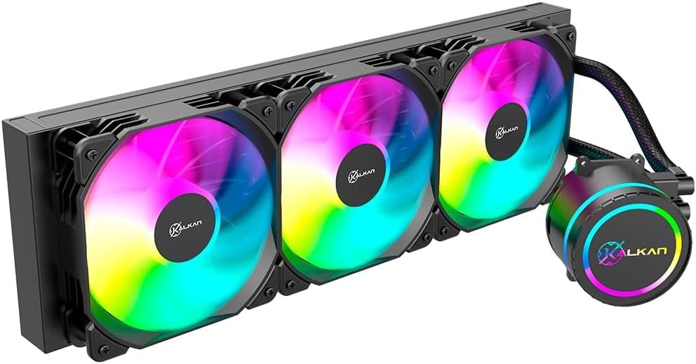 Water Cooler Gamer Kalkan Iota 360 ARGB Preto KLK00046 🛒