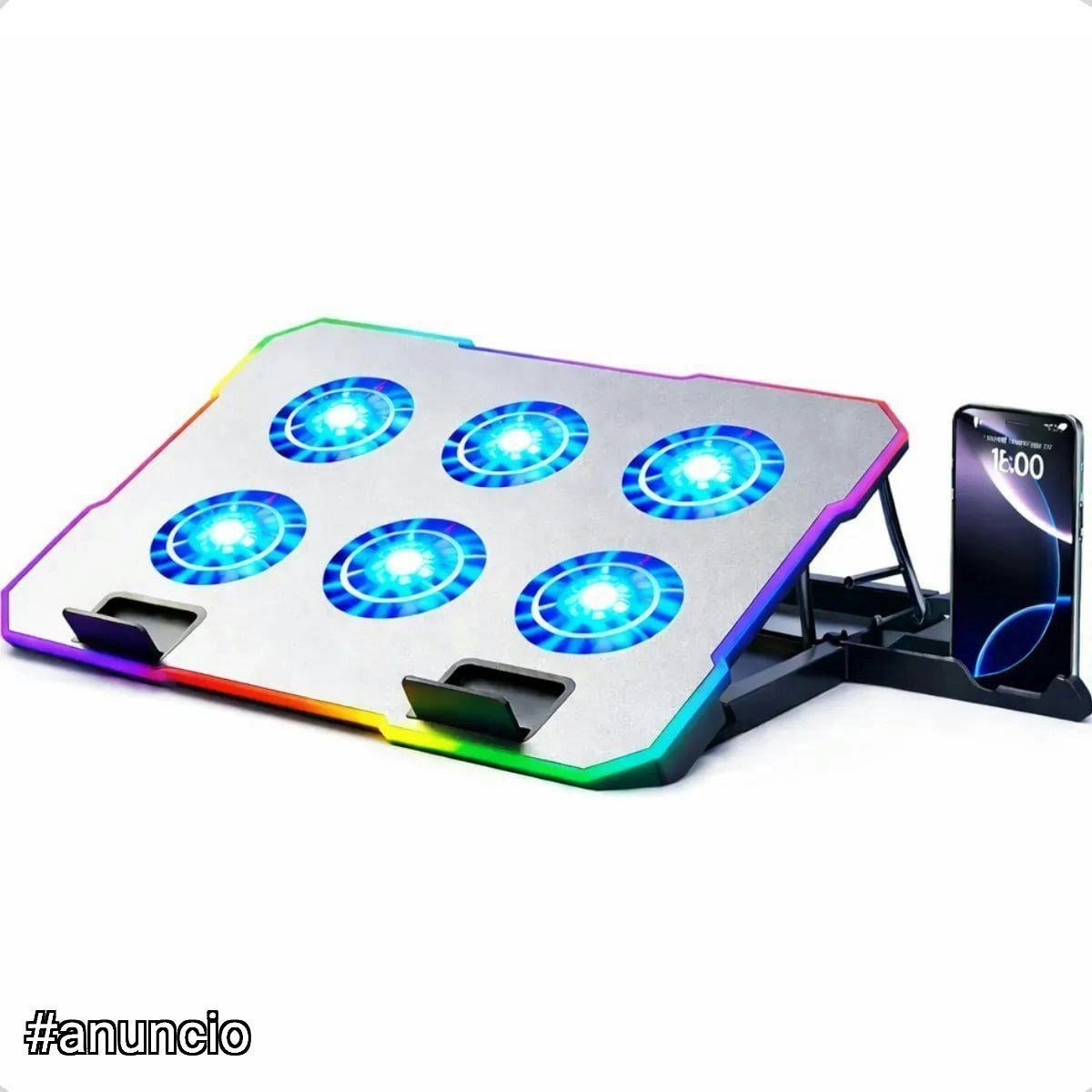 Suporte Base Refrigerada Notebook Te Oliver 6 Coolers Fans 🛒