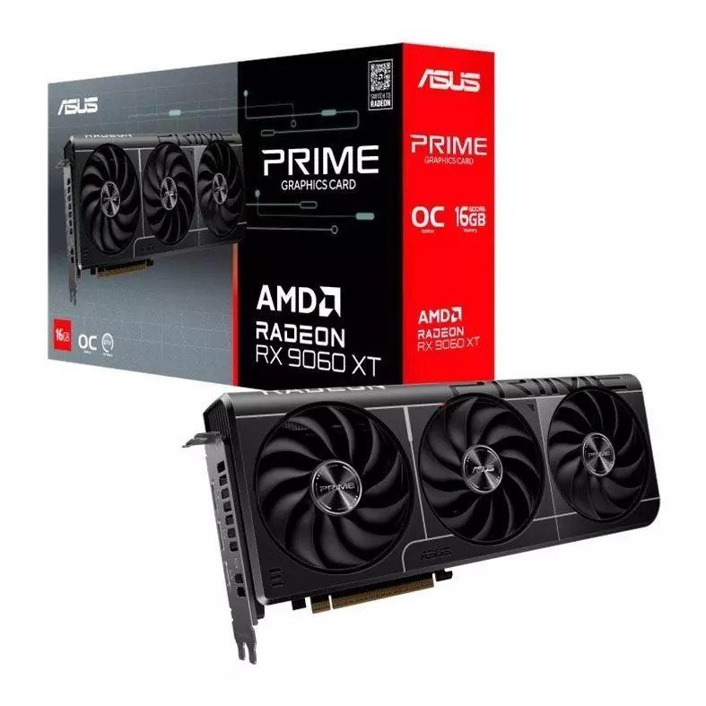 Placa de Vídeo Asus Radeon RX 9060 XT Prime OC Edition 16GB GDDR6 🛒