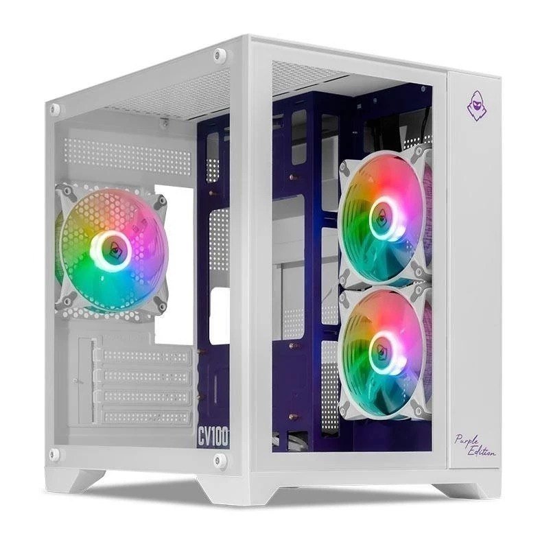 Gabinete Gamer Mancer CV100 Purple Edition 🛒