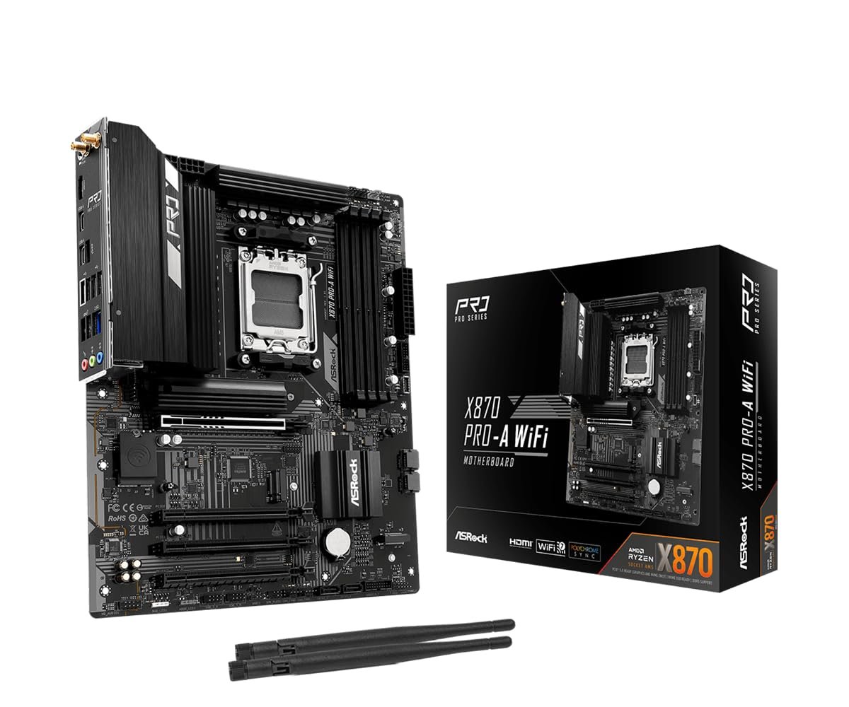 ASRock Placa-mãe X870 Pro-A WiFi ATX 🛒