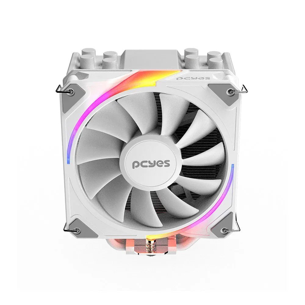 Aircooler Pcyes Frost Pulse Argb White Ghost 🛒